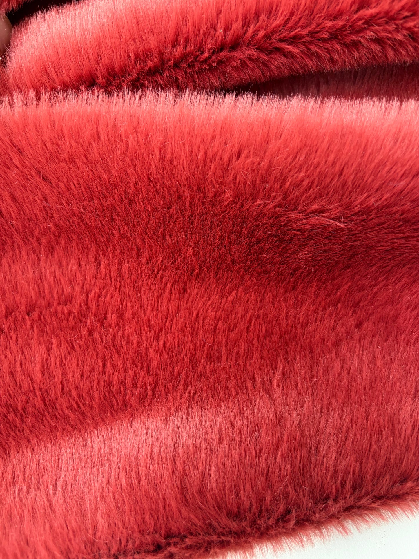 JOEL 008 brique coloured fake fur