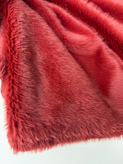 JOEL 008 brique coloured fake fur