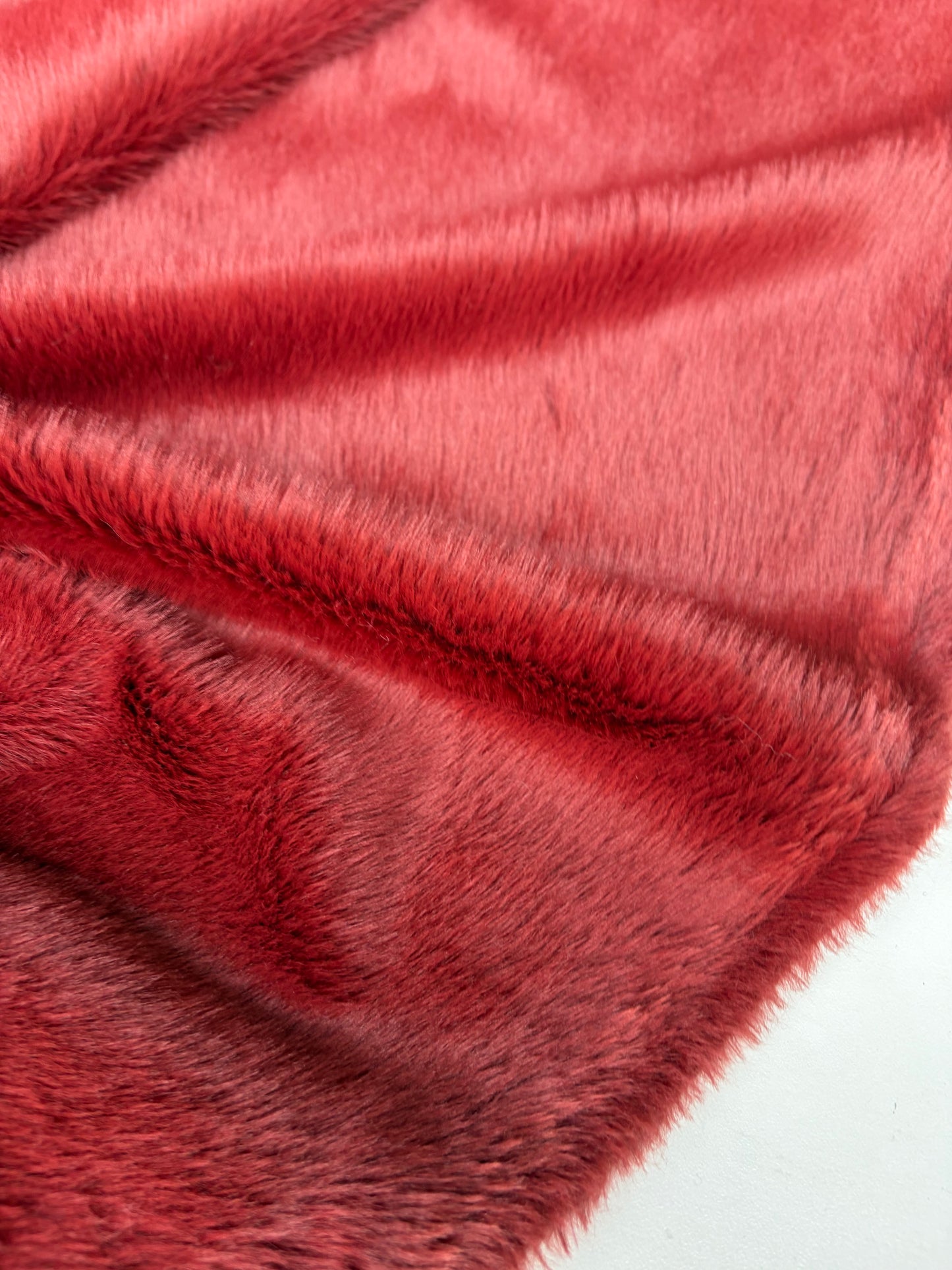 JOEL 008 brique coloured fake fur