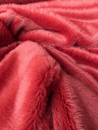JOEL 008 brique coloured fake fur