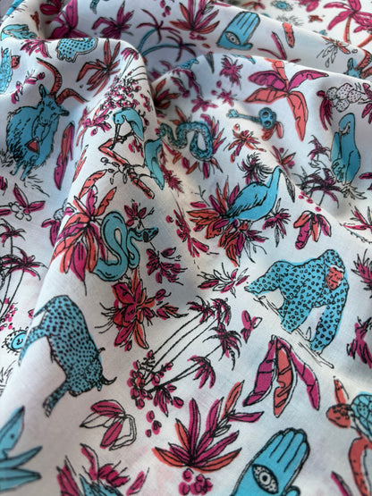 HOMER 032 cotton voile LSD trip print
