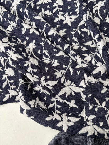 JOEL 011 navy/white jersey jacquard