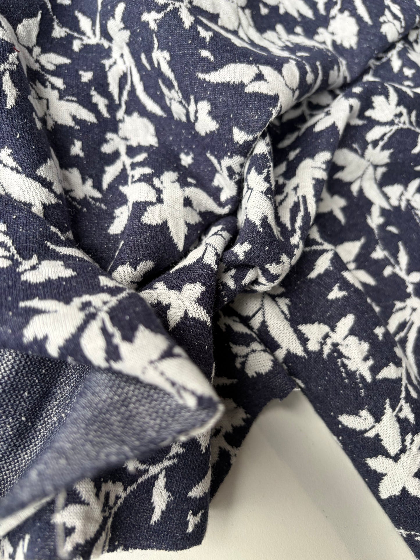 JOEL 011 navy/white jersey jacquard