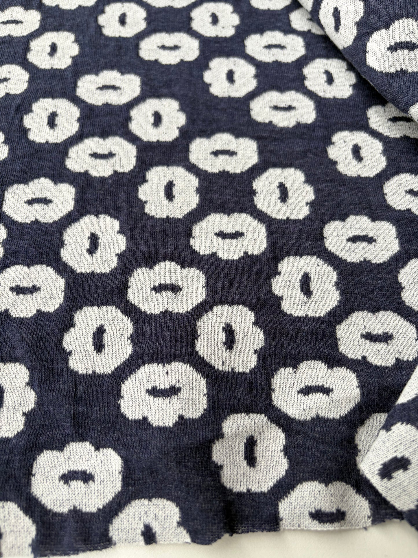 JOEL 012 navy/white jersey jacquard