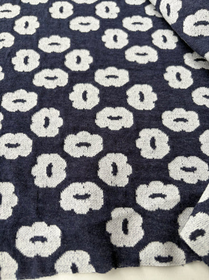 JOEL 012 navy/white jersey jacquard
