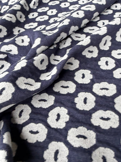 JOEL 012 navy/white jersey jacquard