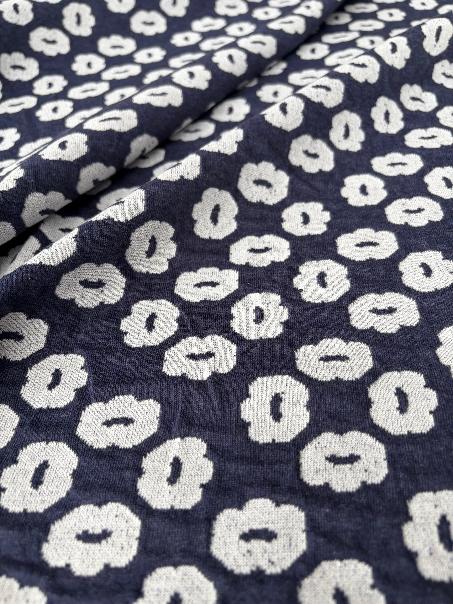 JOEL 012 navy/white jersey jacquard