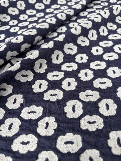 JOEL 012 navy/white jersey jacquard