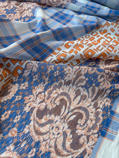 HOMER 035 cotton voile patchwork print