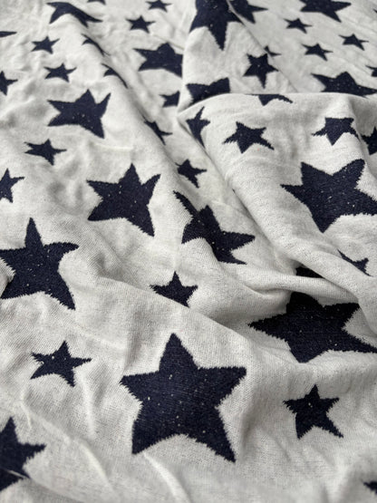 JOEL 013 navy/white jersey jacquard