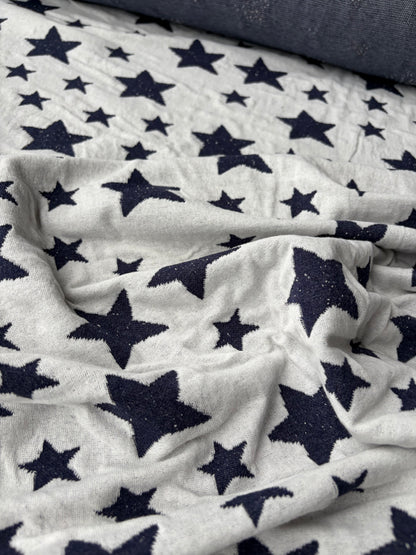 JOEL 013 navy/white jersey jacquard