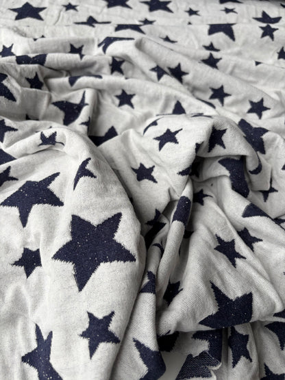JOEL 013 navy/white jersey jacquard