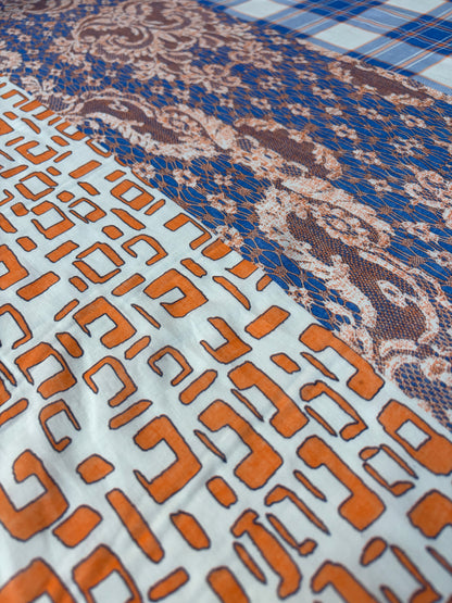 HOMER 035 cotton voile patchwork print