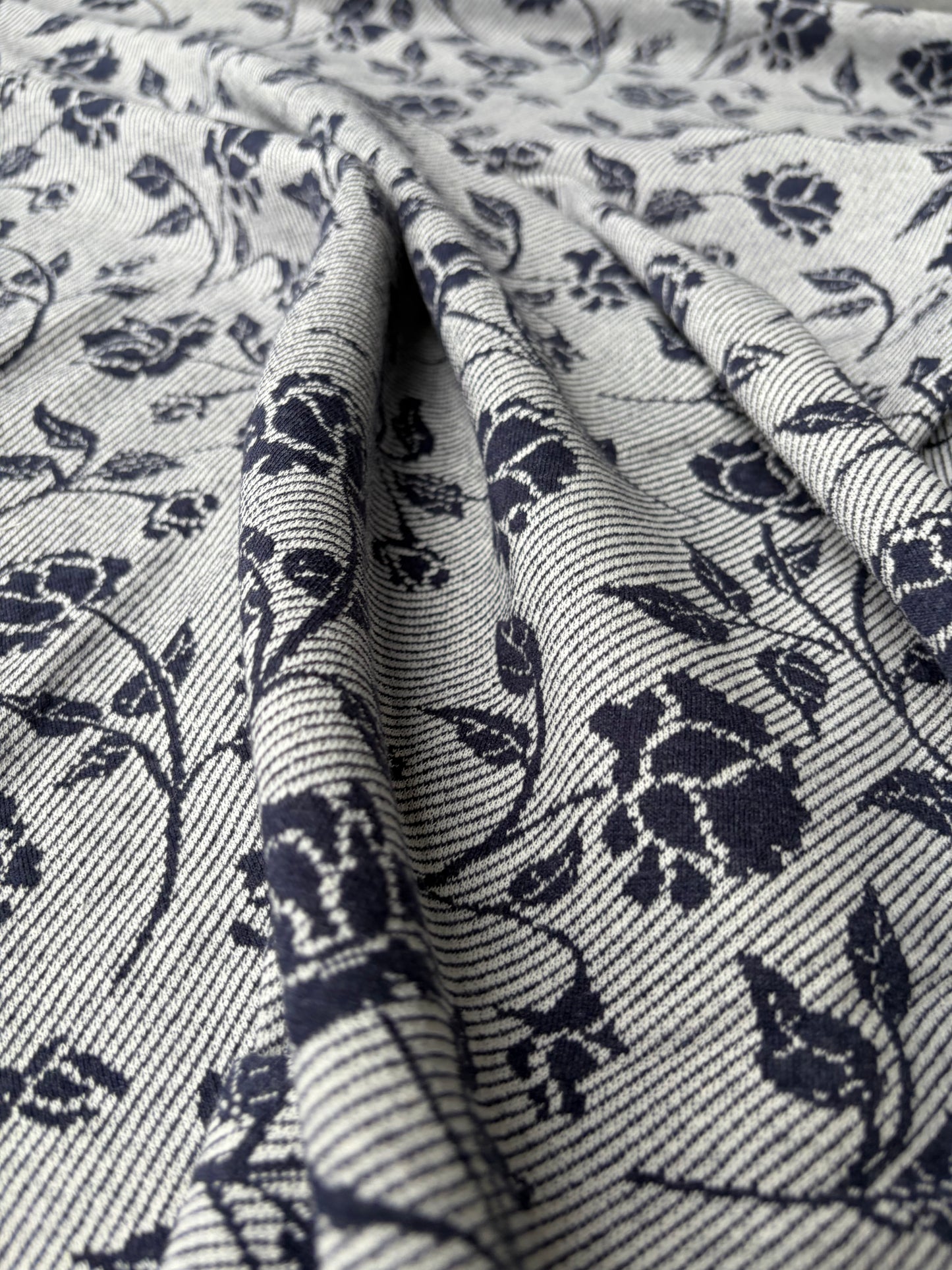 JOEL 015 navy/white jersey jacquard