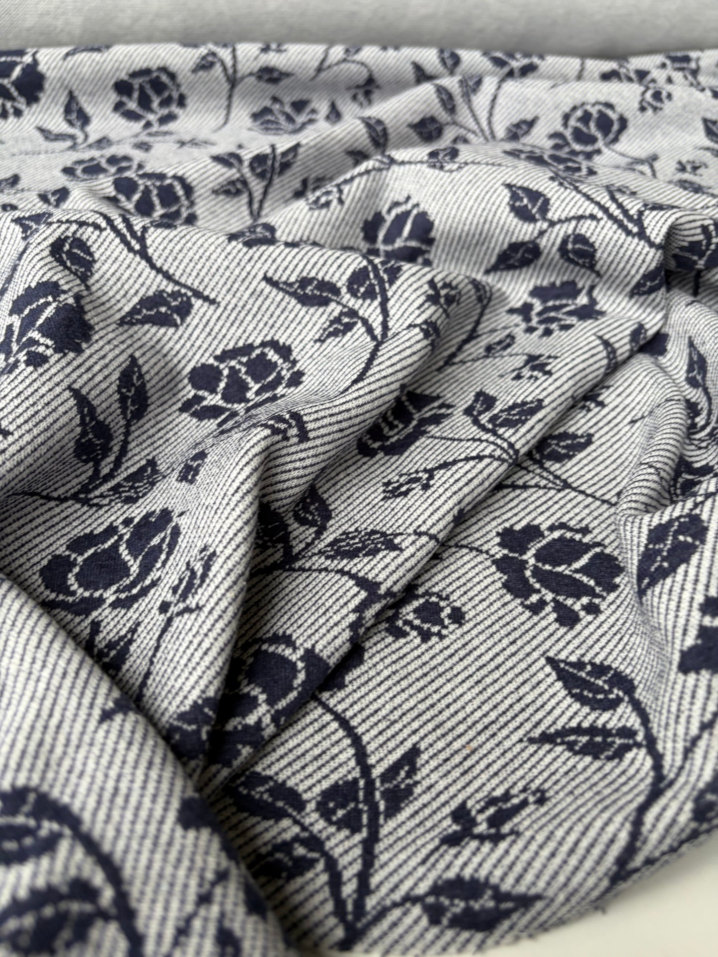 JOEL 015 navy/white jersey jacquard