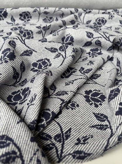 JOEL 015 navy/white jersey jacquard