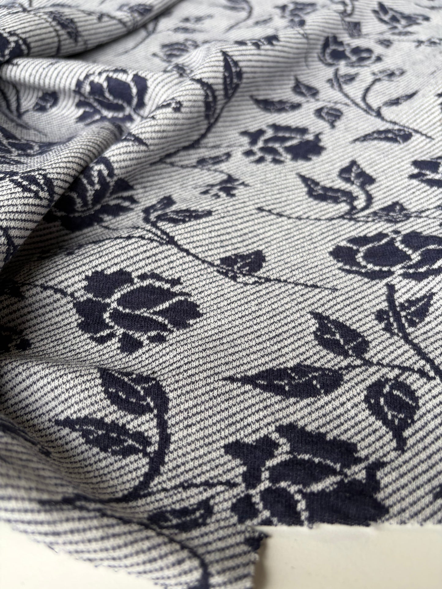 JOEL 015 navy/white jersey jacquard