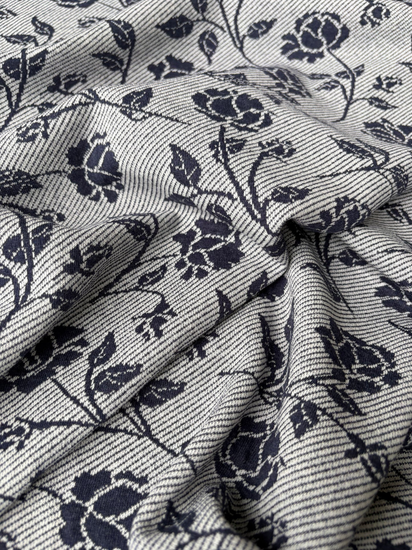 JOEL 015 navy/white jersey jacquard