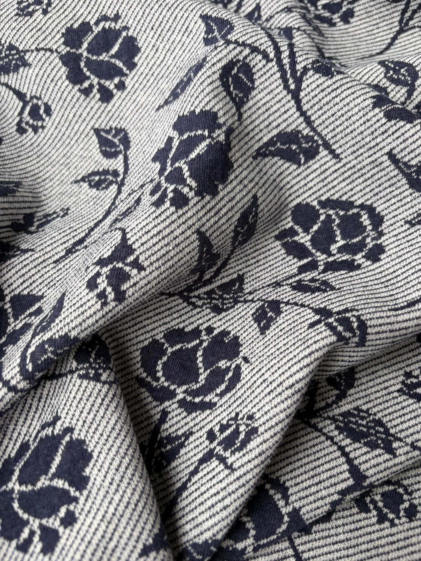 JOEL 015 navy/white jersey jacquard