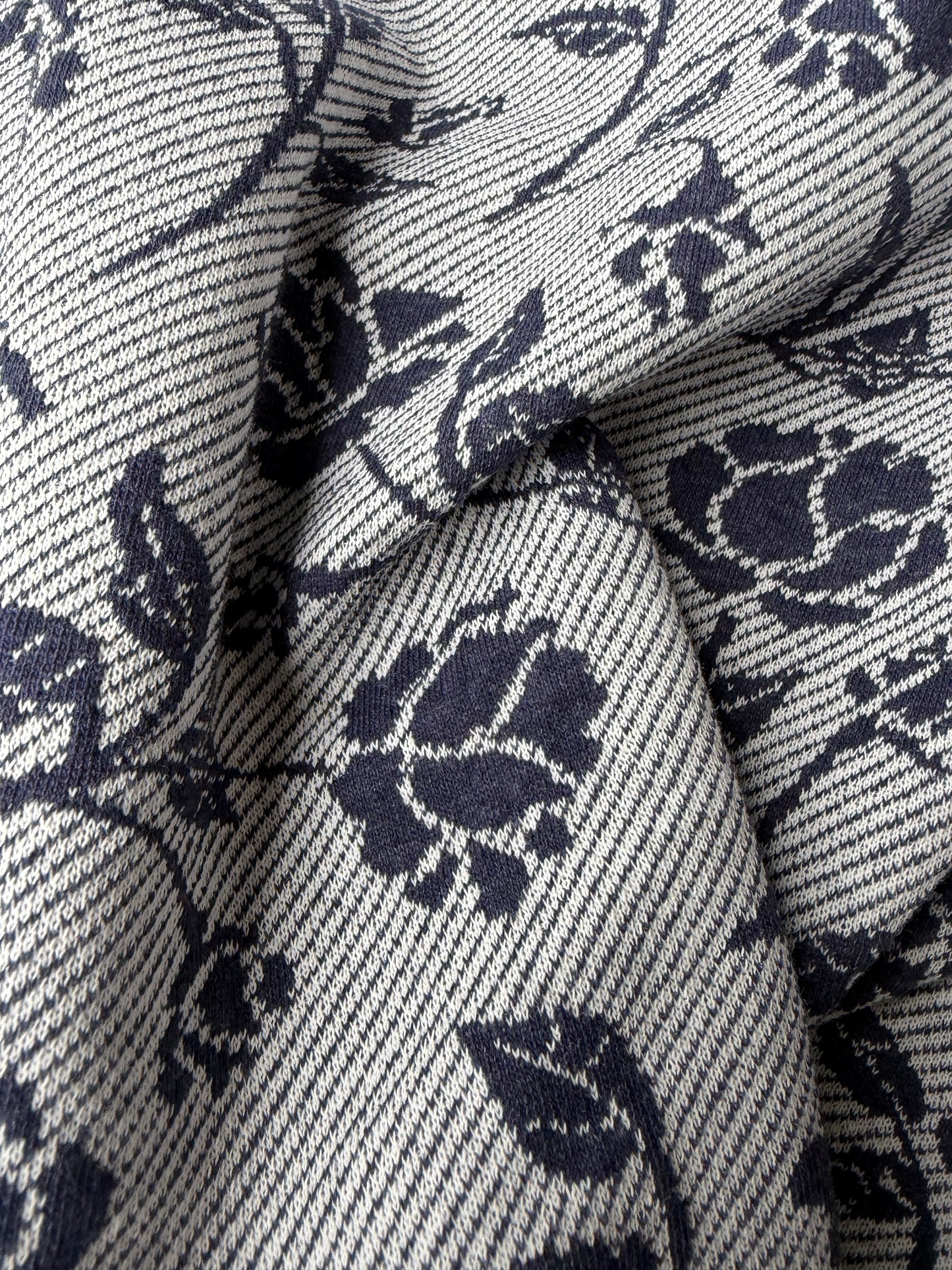 JOEL 015 navy/white jersey jacquard