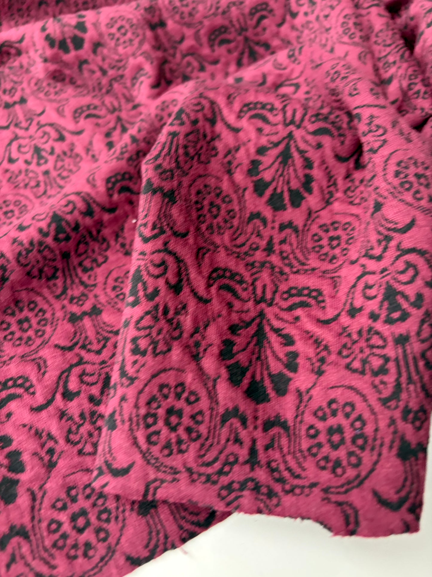 JOEL 016 framboise/black jersey jacquard