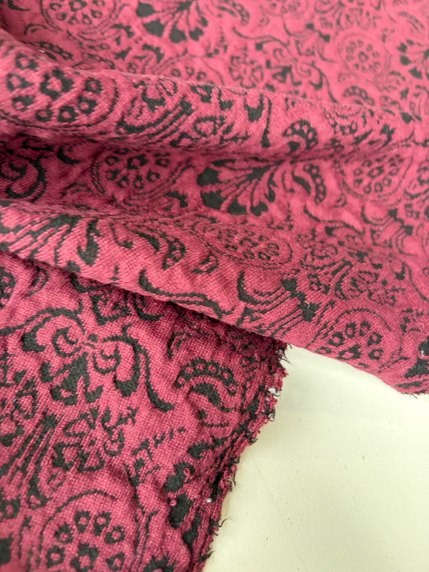 JOEL 016 framboise/black jersey jacquard