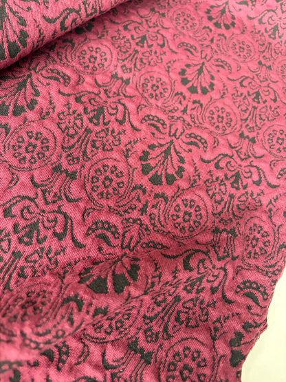 JOEL 016 framboise/black jersey jacquard