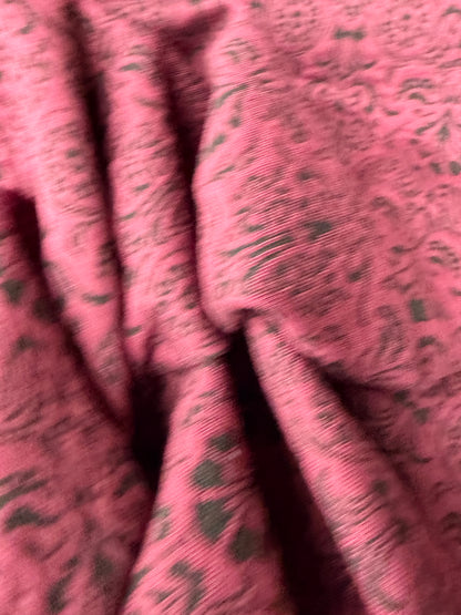 JOEL 016 framboise/black jersey jacquard