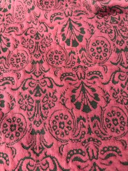 JOEL 016 framboise/black jersey jacquard