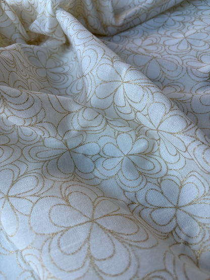 PC HOMER 040 cotton voile golden print