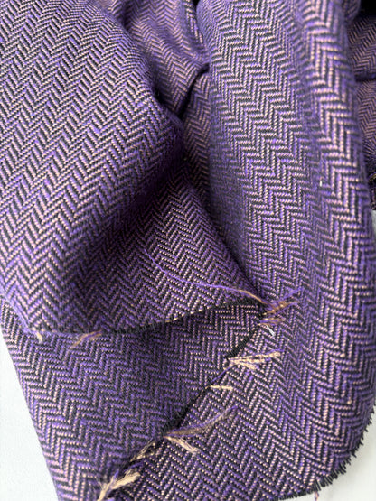 JOEL 019 wool herringbone with golden lurex