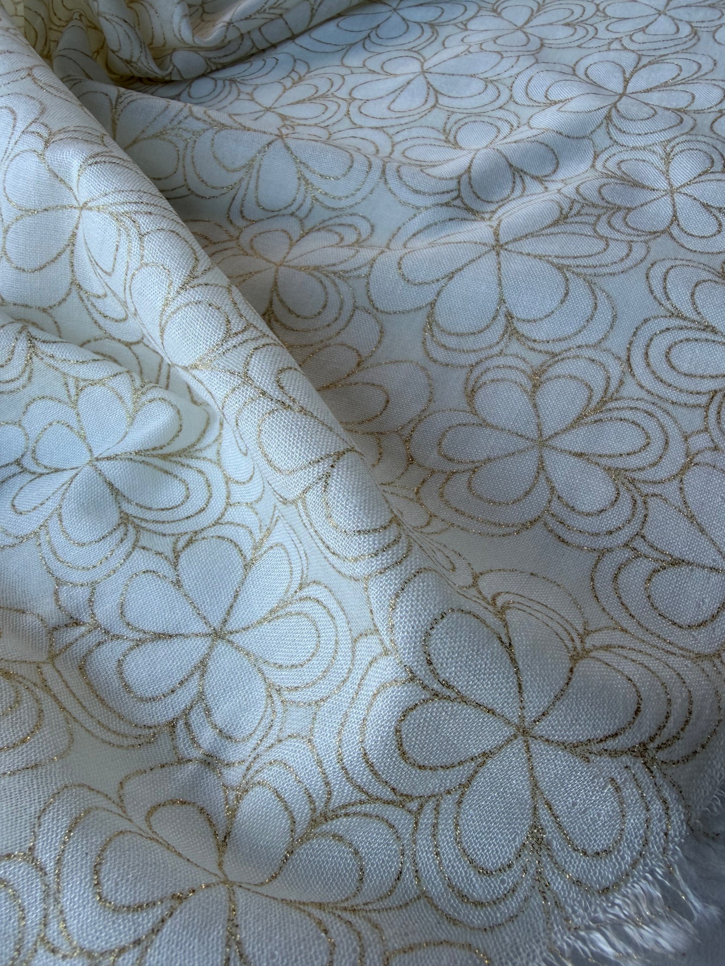 HOMER 040 cotton voile golden print