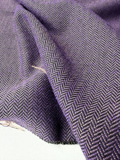JOEL 019 wool herringbone with golden lurex