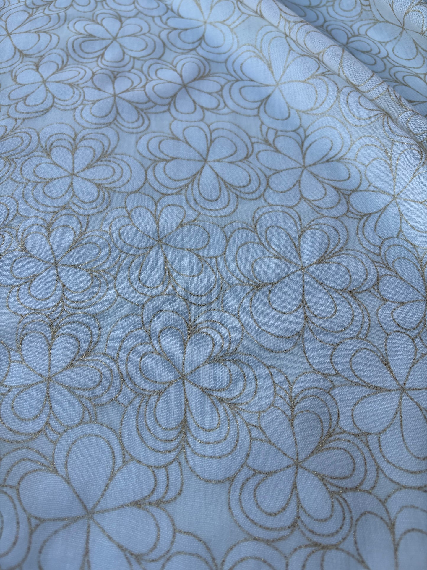 HOMER 040 cotton voile golden print