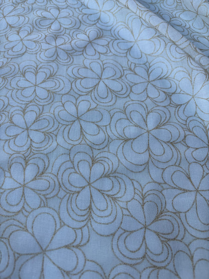PC HOMER 040 cotton voile golden print