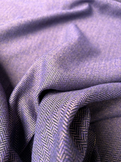 JOEL 019 wool herringbone with golden lurex