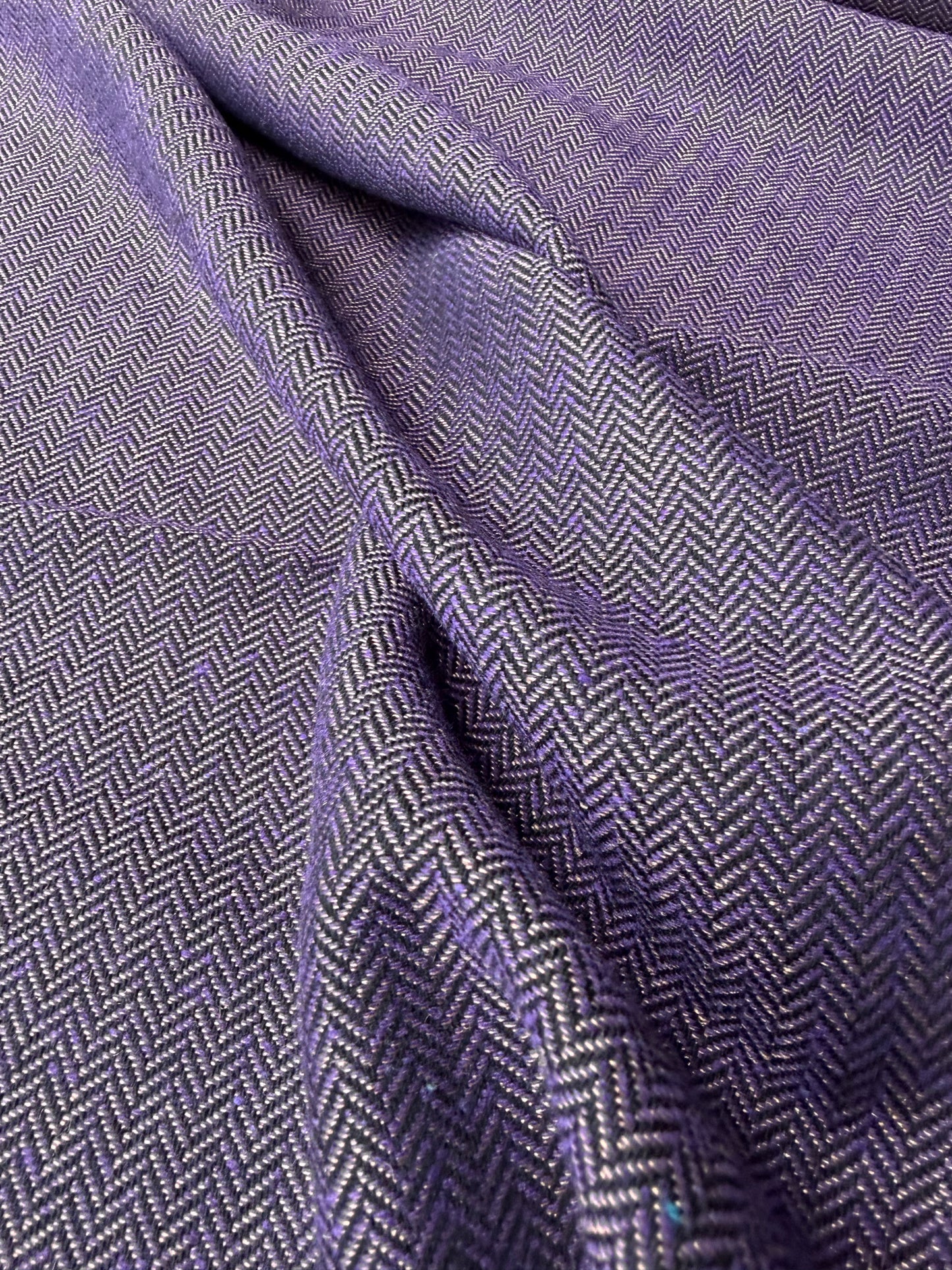 JOEL 019 wool herringbone with golden lurex