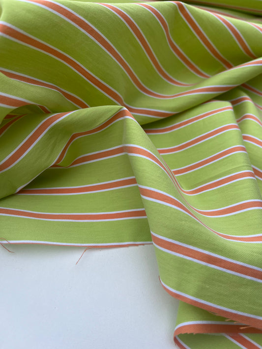 Gaia 034 cotton shirting stripes