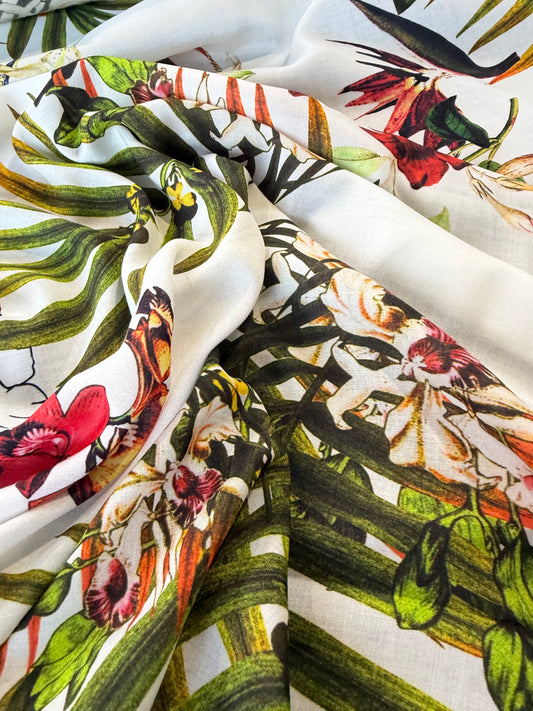 HOMER 048 viscose jungle print