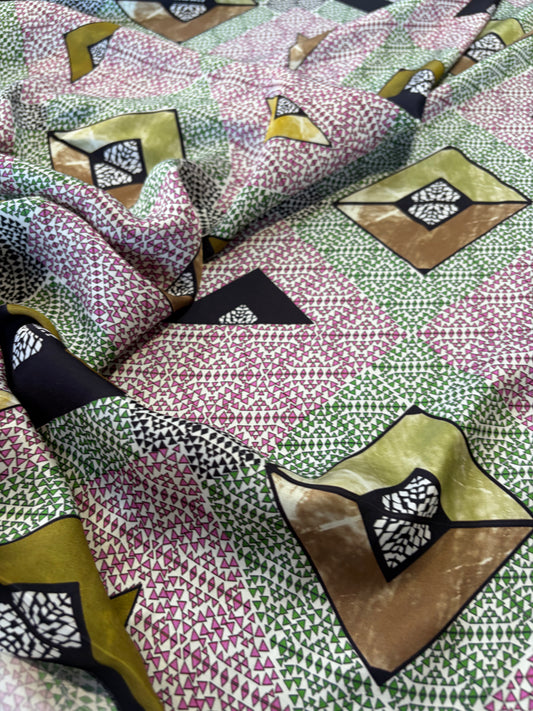 HOMER 049 viscose geometrical/ethnical  print