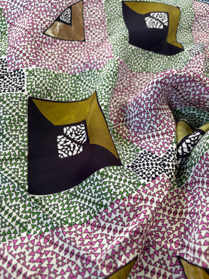 PC HOMER 049 viscose geometrical/ethnical  print