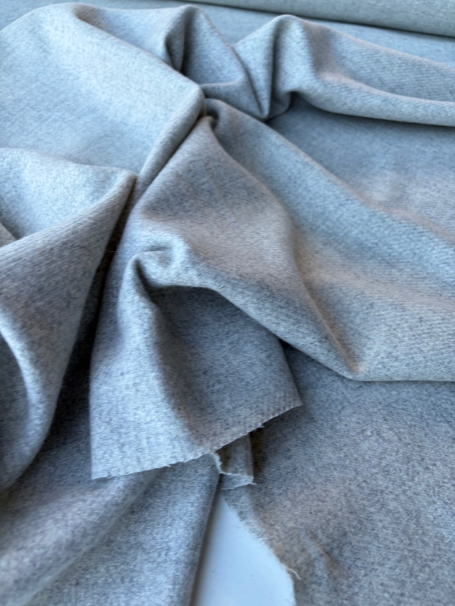 JOEL 028 silver grey wool flannel