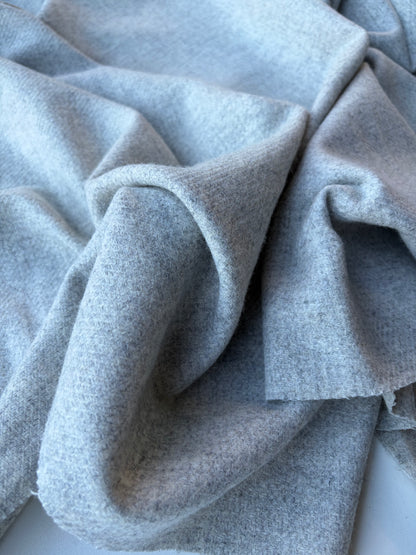 JOEL 028 silver grey wool flannel
