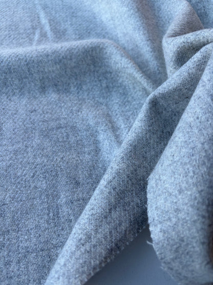 JOEL 028 silver grey wool flannel