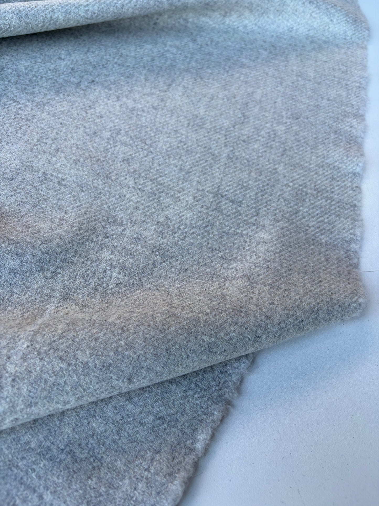 JOEL 028 silver grey wool flannel