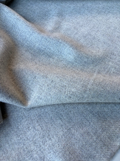 JOEL 028 silver grey wool flannel