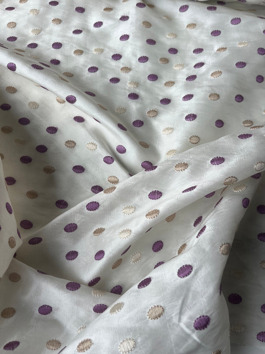 CELESTIN 002 light jacquard mauve/gold