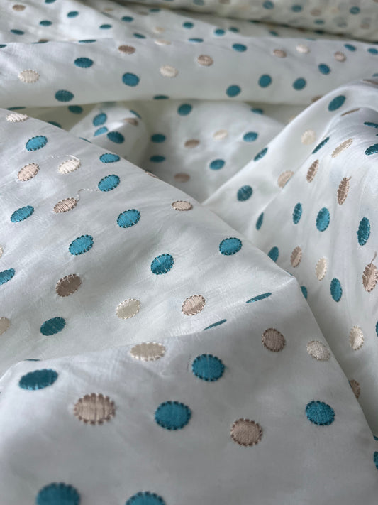 CELESTIN 003 light jacquard turquoise/gold