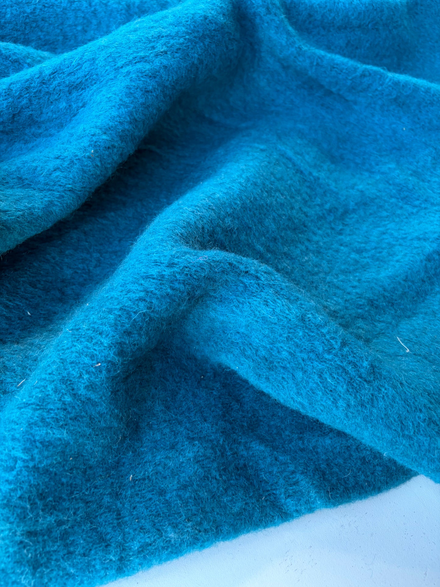 JOEL 031 turquoise boiled wool