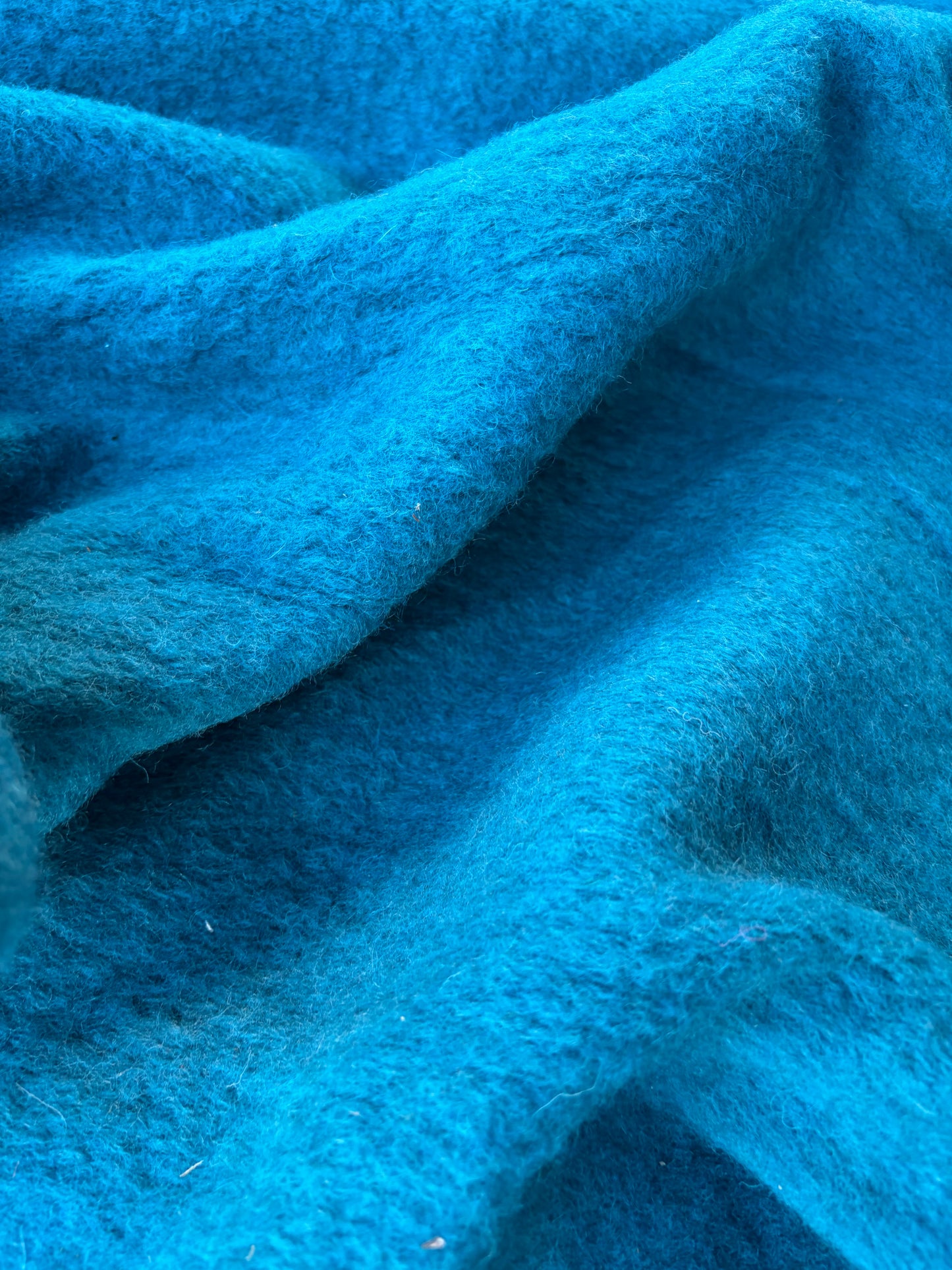 JOEL 031 turquoise boiled wool
